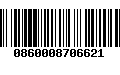 Código de Barras 0860008706621