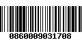 Código de Barras 0860009031708