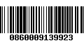 Código de Barras 0860009139923