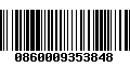 Código de Barras 0860009353848