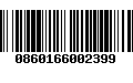 Código de Barras 0860166002399