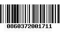 Código de Barras 0860372001711