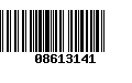 Código de Barras 08613141