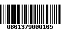 Código de Barras 0861379000165