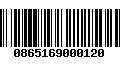 Código de Barras 0865169000120