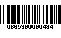 Código de Barras 0865300000484