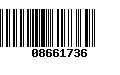 Código de Barras 08661736