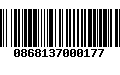 Código de Barras 0868137000177