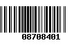 Código de Barras 08708401