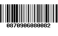 Código de Barras 0870906080082