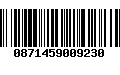 Código de Barras 0871459009230