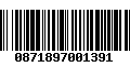 Código de Barras 0871897001391