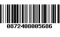 Código de Barras 0872408005686