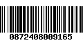 Código de Barras 0872408009165