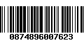 Código de Barras 0874896007623
