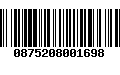 Código de Barras 0875208001698