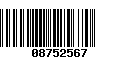 Código de Barras 08752567