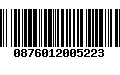 Código de Barras 0876012005223