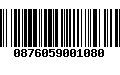 Código de Barras 0876059001080