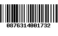Código de Barras 0876314001732
