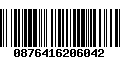 Código de Barras 0876416206042