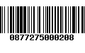 Código de Barras 0877275000208