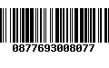 Código de Barras 0877693008077