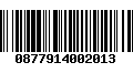 Código de Barras 0877914002013