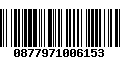 Código de Barras 0877971006153