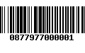 Código de Barras 0877977000001