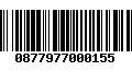 Código de Barras 0877977000155