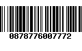 Código de Barras 0878776007772