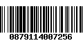 Código de Barras 0879114007256