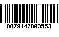 Código de Barras 0879147003553