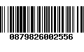 Código de Barras 0879826002556