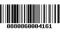 Código de Barras 0880860004161