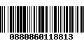 Código de Barras 0880860118813