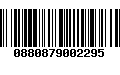 Código de Barras 0880879002295