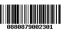 Código de Barras 0880879002301