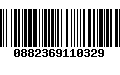 Código de Barras 0882369110329