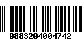 Código de Barras 0883204004742