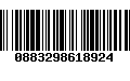 Código de Barras 0883298618924