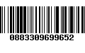 Código de Barras 0883309699652