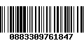 Código de Barras 0883309761847