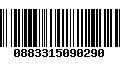 Código de Barras 0883315090290