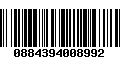 Código de Barras 0884394008992