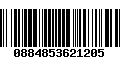 Código de Barras 0884853621205