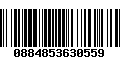 Código de Barras 0884853630559