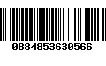 Código de Barras 0884853630566