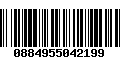 Código de Barras 0884955042199